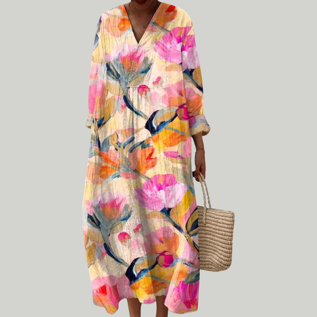 Women's Casual Floral Summer Dress | Maxi
