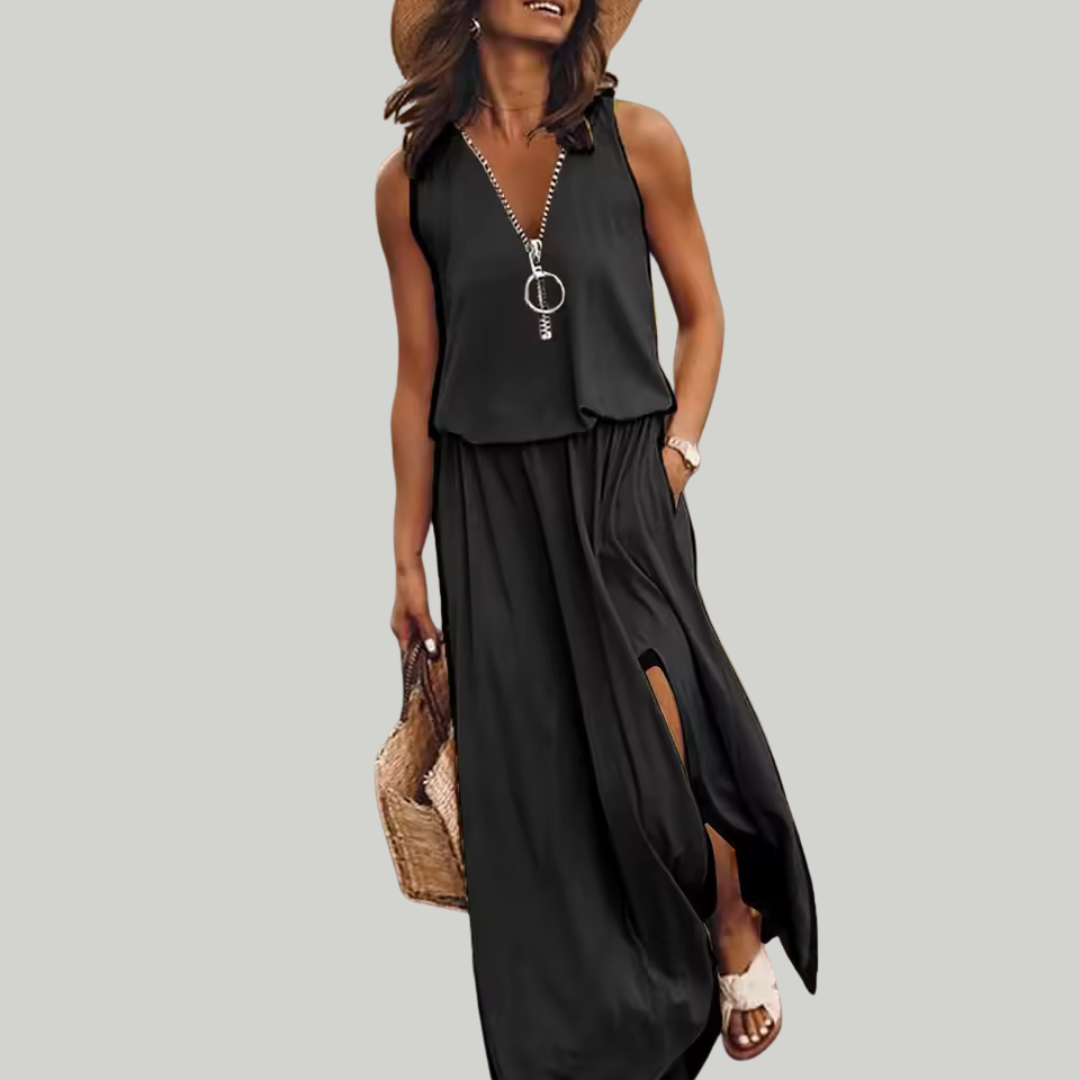 Women’s Summer Boho Maxi Dress | Sleeveless