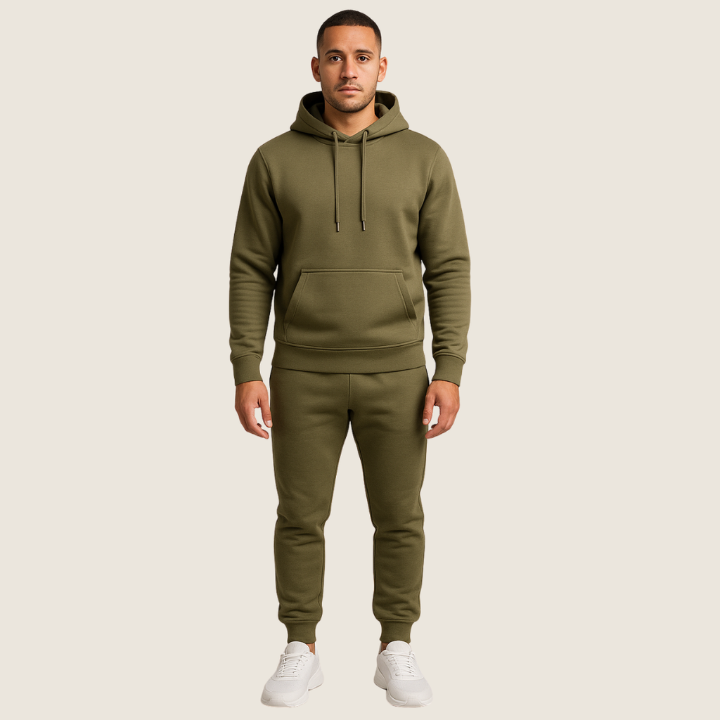 Men's Two-Piece Army Tracksuit | Regular Fit