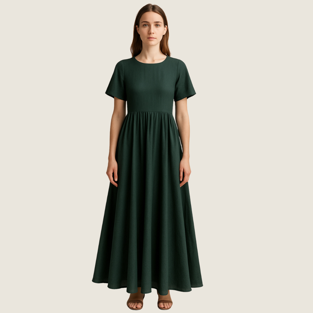 Women's Summer A-Line Dress | Maxi