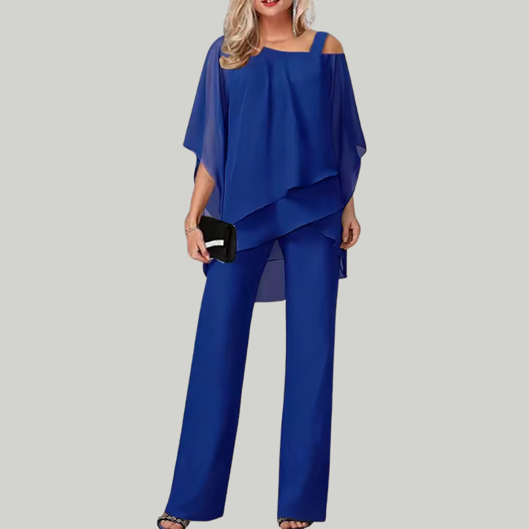 Women's Summer Jumpsuit | 3/4 Sleeve