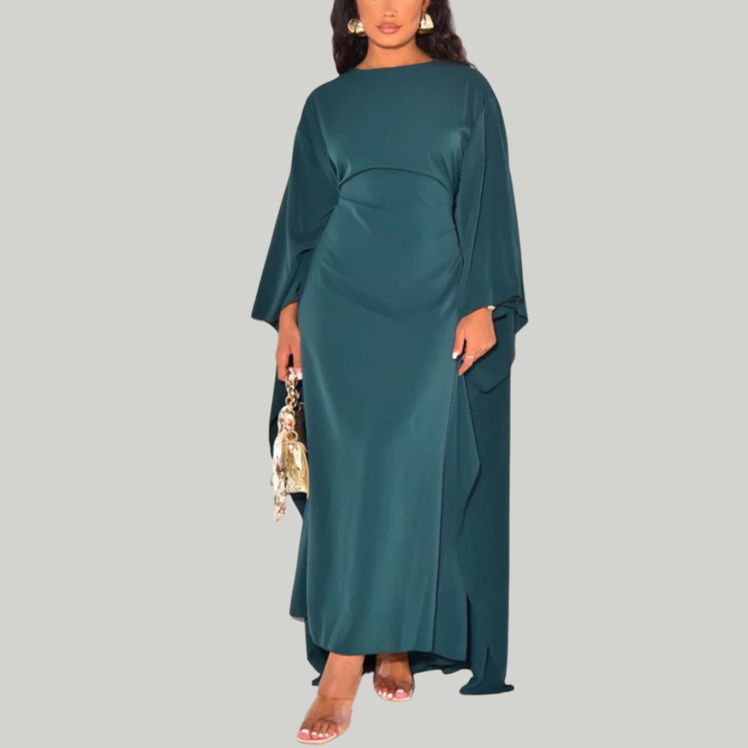 Women’s Wedding Guest Cape Dress | Maxi