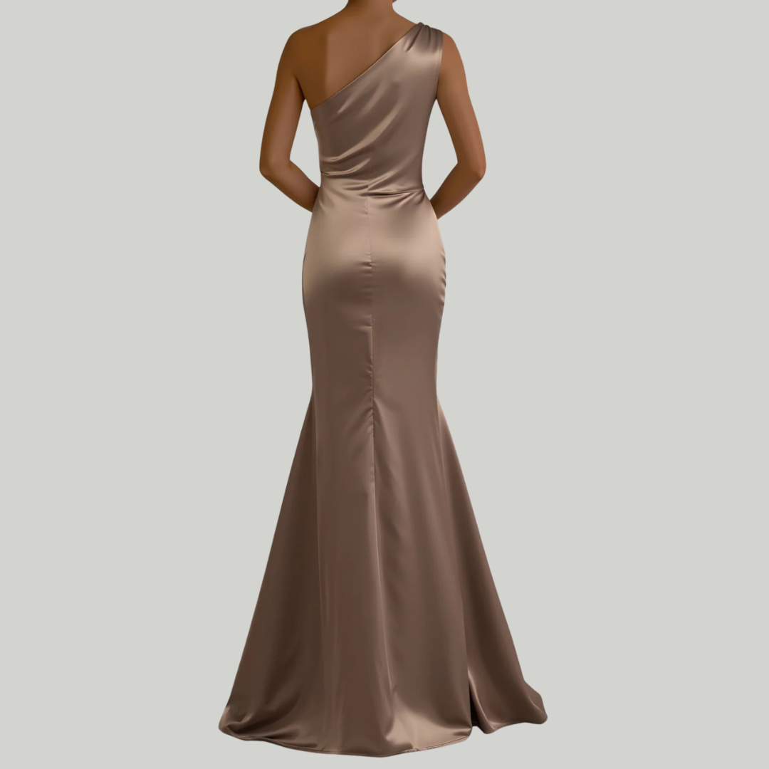 Women’s Evening Light One-Shoulder Gown | Maxi