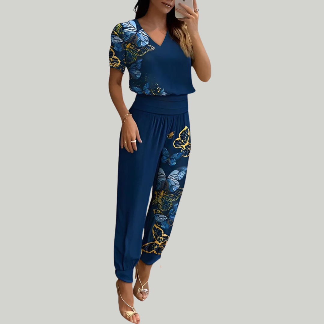 Women’s Shirt & Shorts Jumpsuit | Two Piece