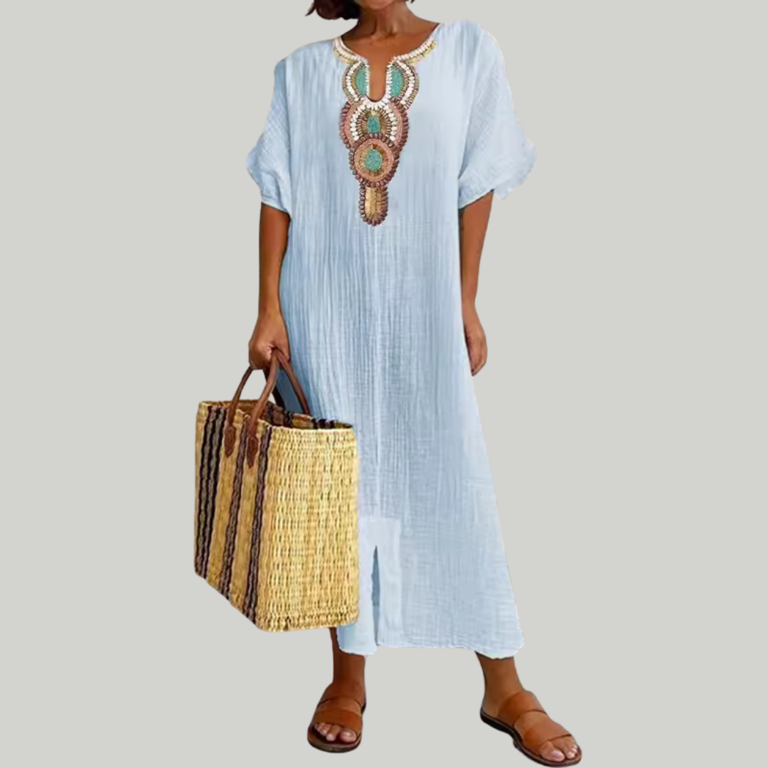 Women's Summer Holiday Beach Dress | Maxi
