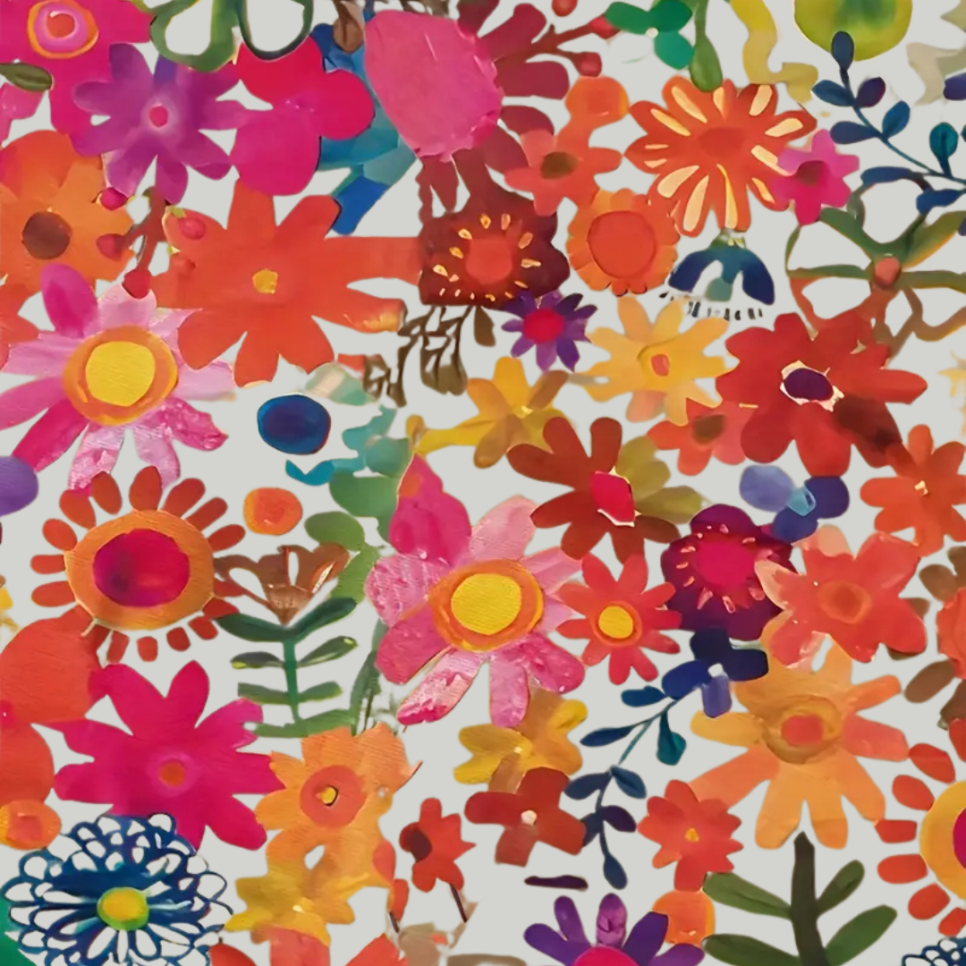 Women's Summer Floral Blouse | Long Sleeve