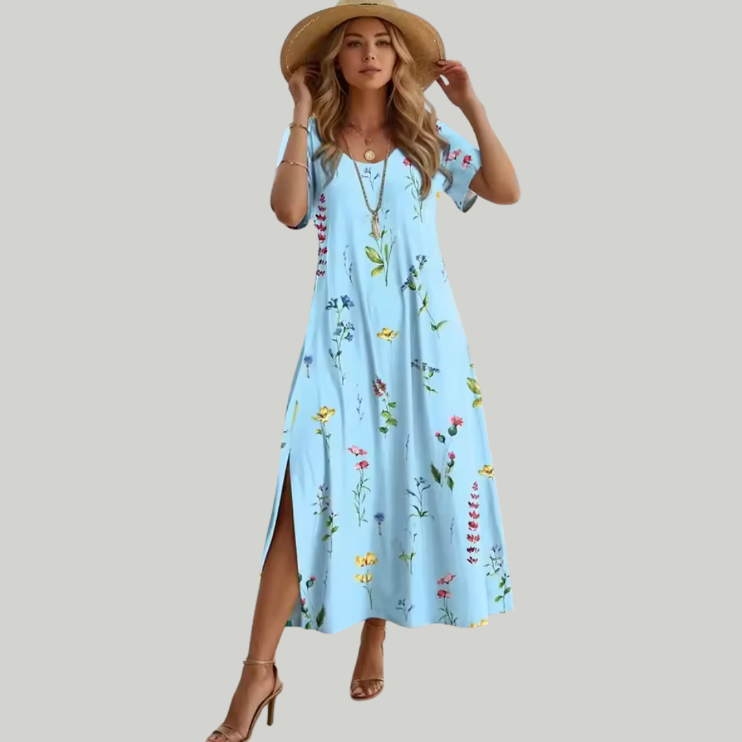 Women's Floral Beach Dress | Midi