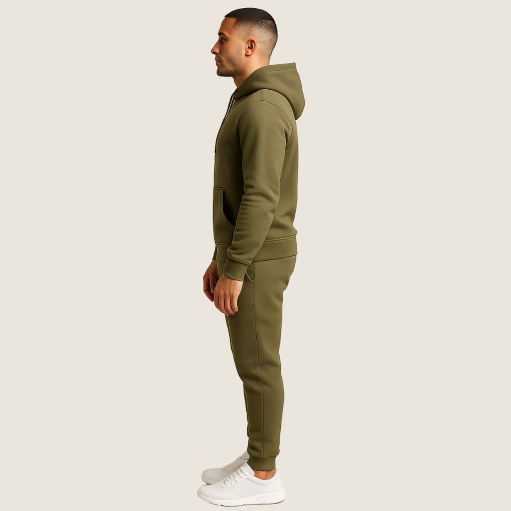 Men's Two-Piece Army Tracksuit | Regular Fit