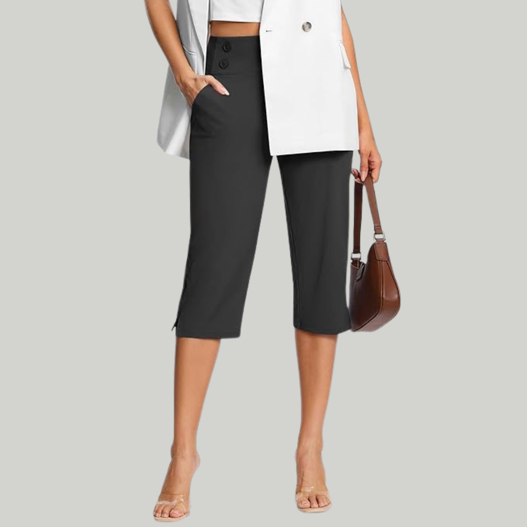 Women's Casual Yoga Leggings Work | High-Waisted