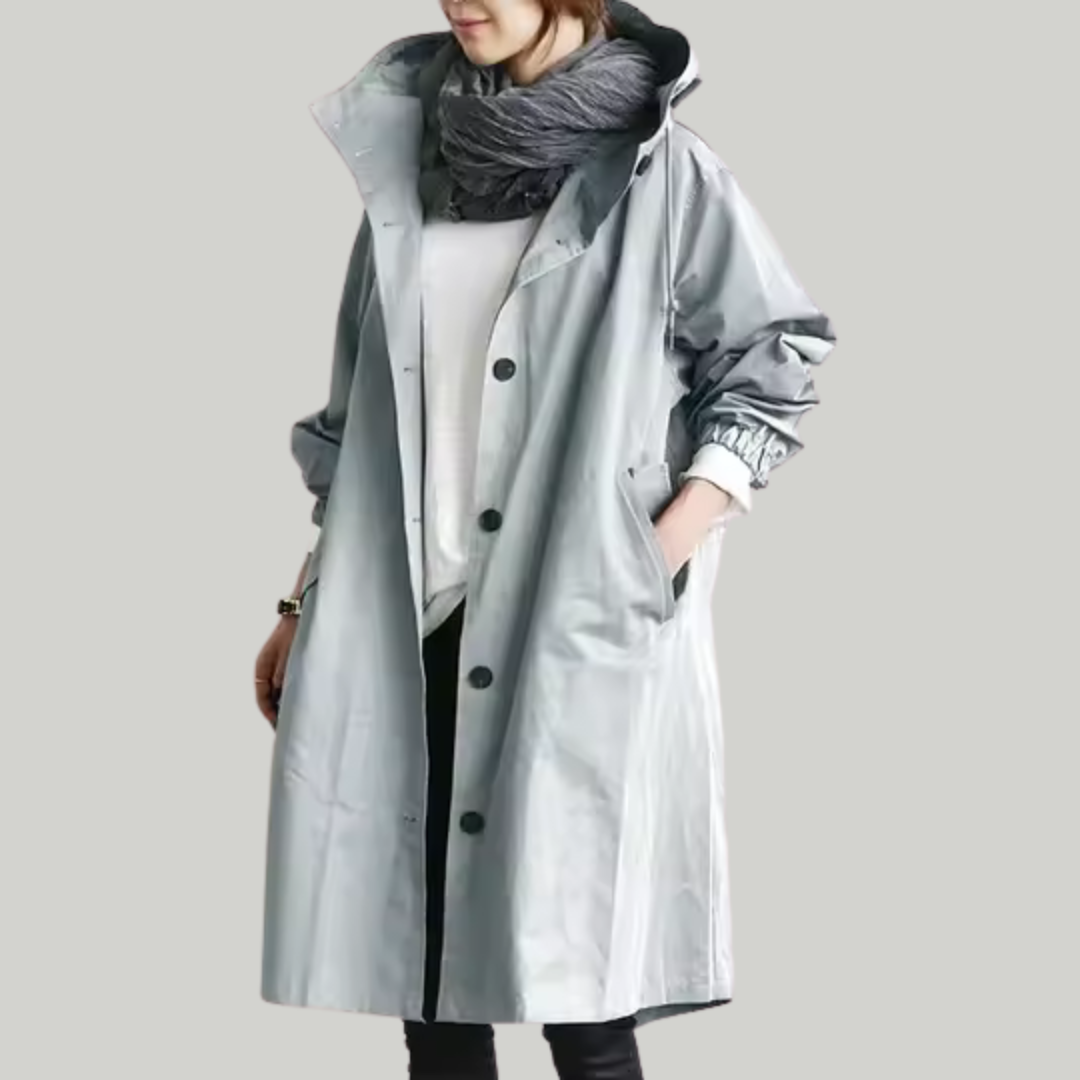 Women's Long Winter Overcoat | Windproof