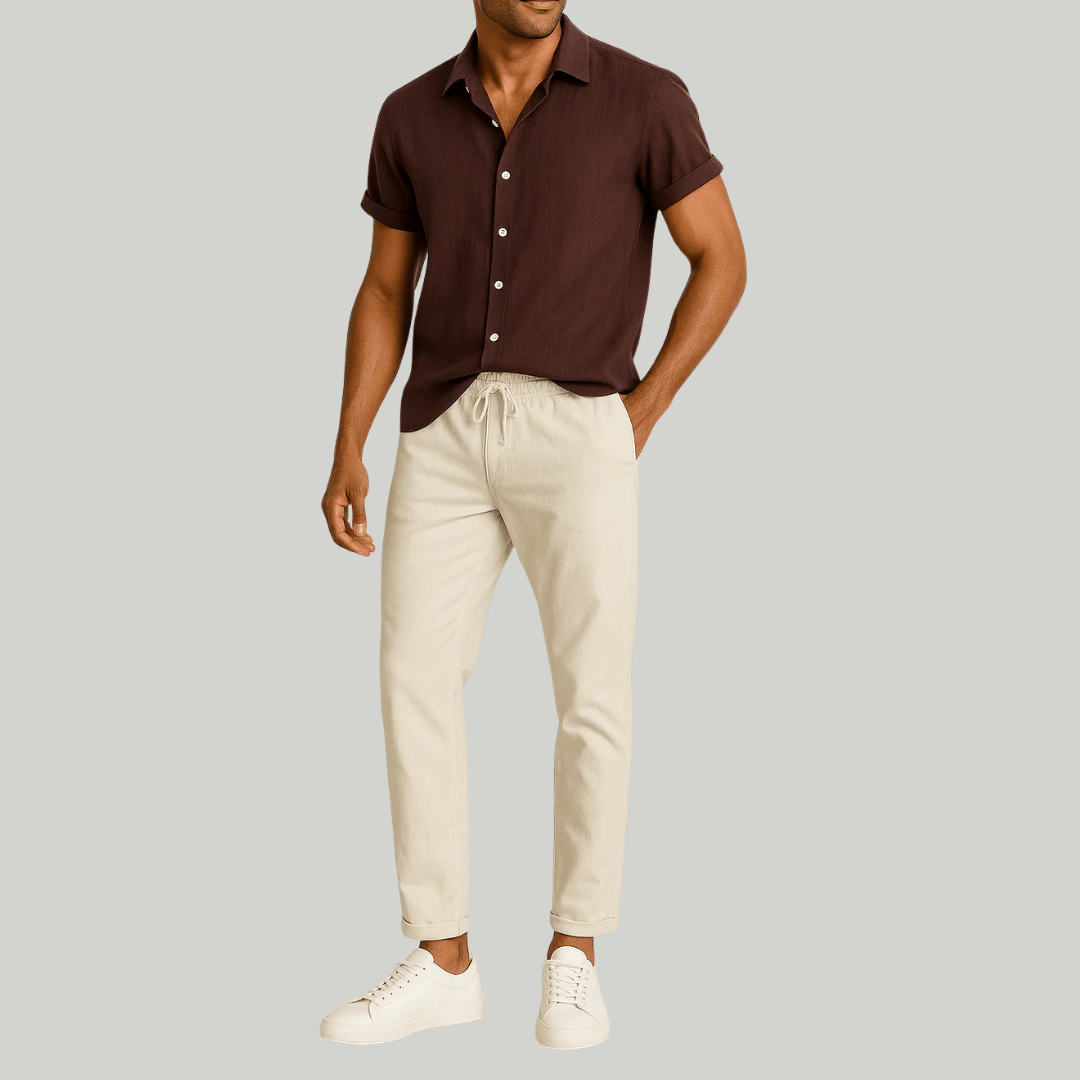 Men's Summer Shorts and Shirt Set | Two Piece
