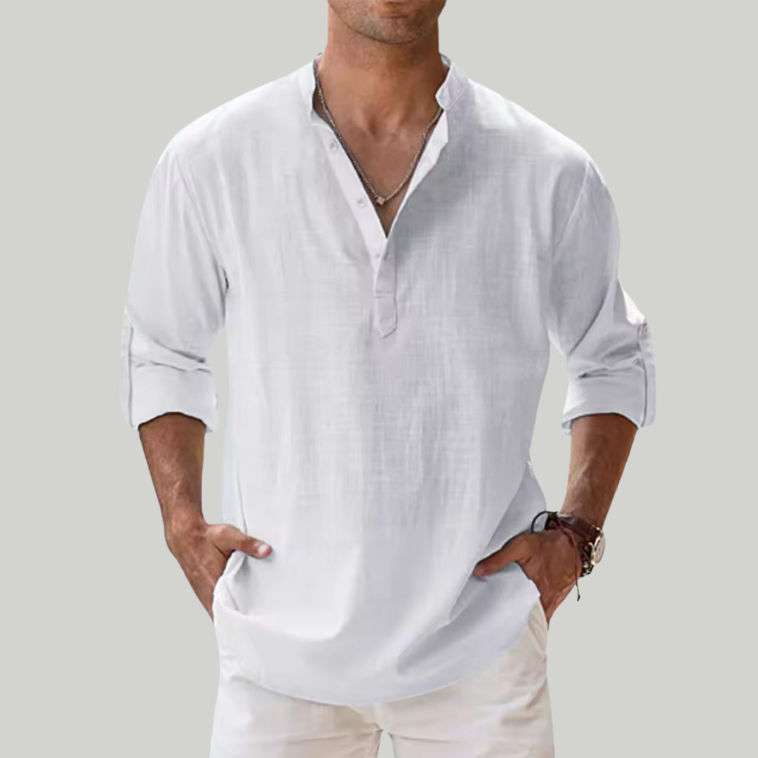 Men's Casual Polo Shirt | Longsleeve