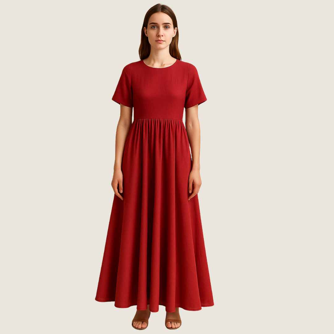 Women's Summer A-Line Dress | Maxi