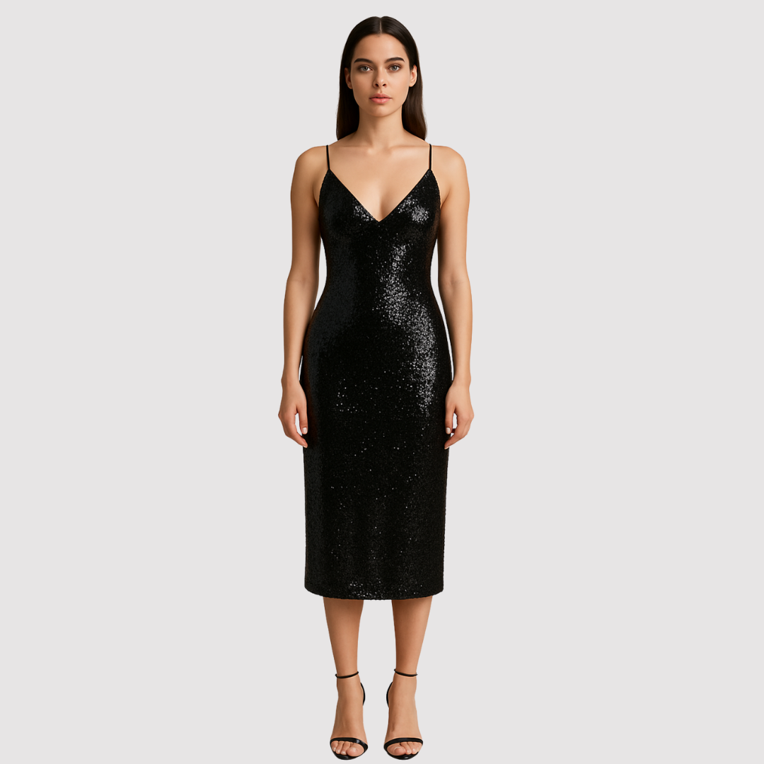 Women's Sequin Party Dress | Midi Dress